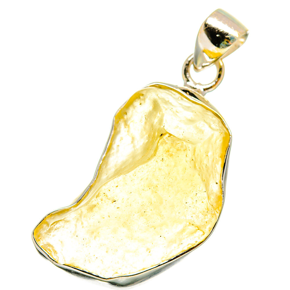Libyan Desert Glass Pendants handcrafted by Ana Silver Co - PD14268