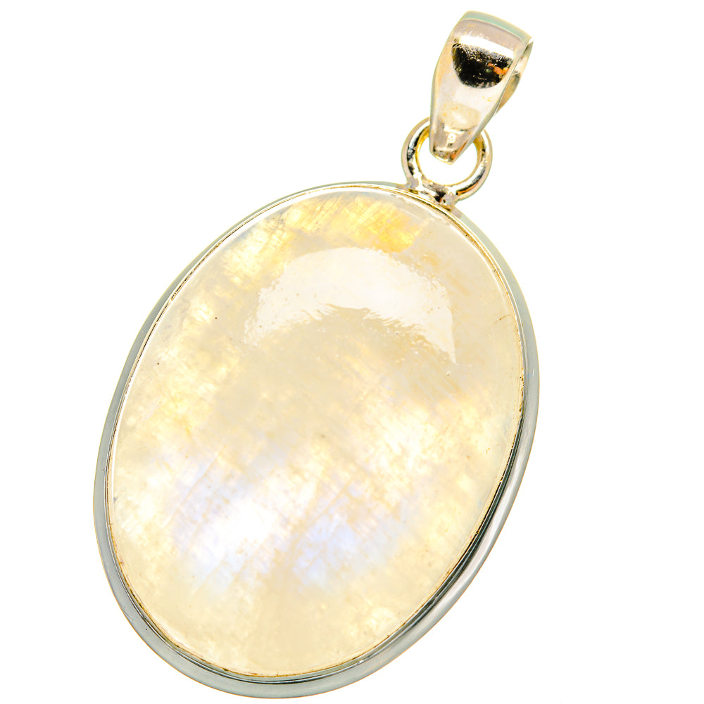 Rainbow Moonstone Pendants handcrafted by Ana Silver Co - PD14284