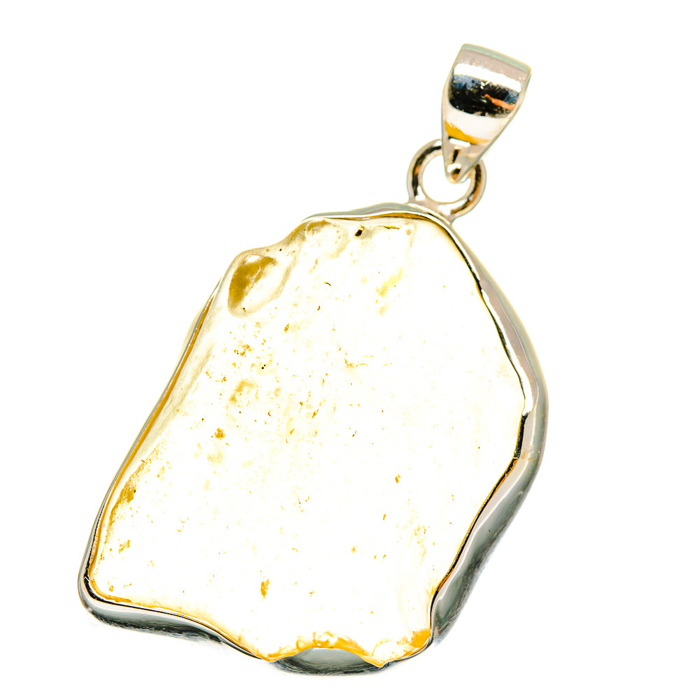 Libyan Desert Glass Pendants handcrafted by Ana Silver Co - PD14296