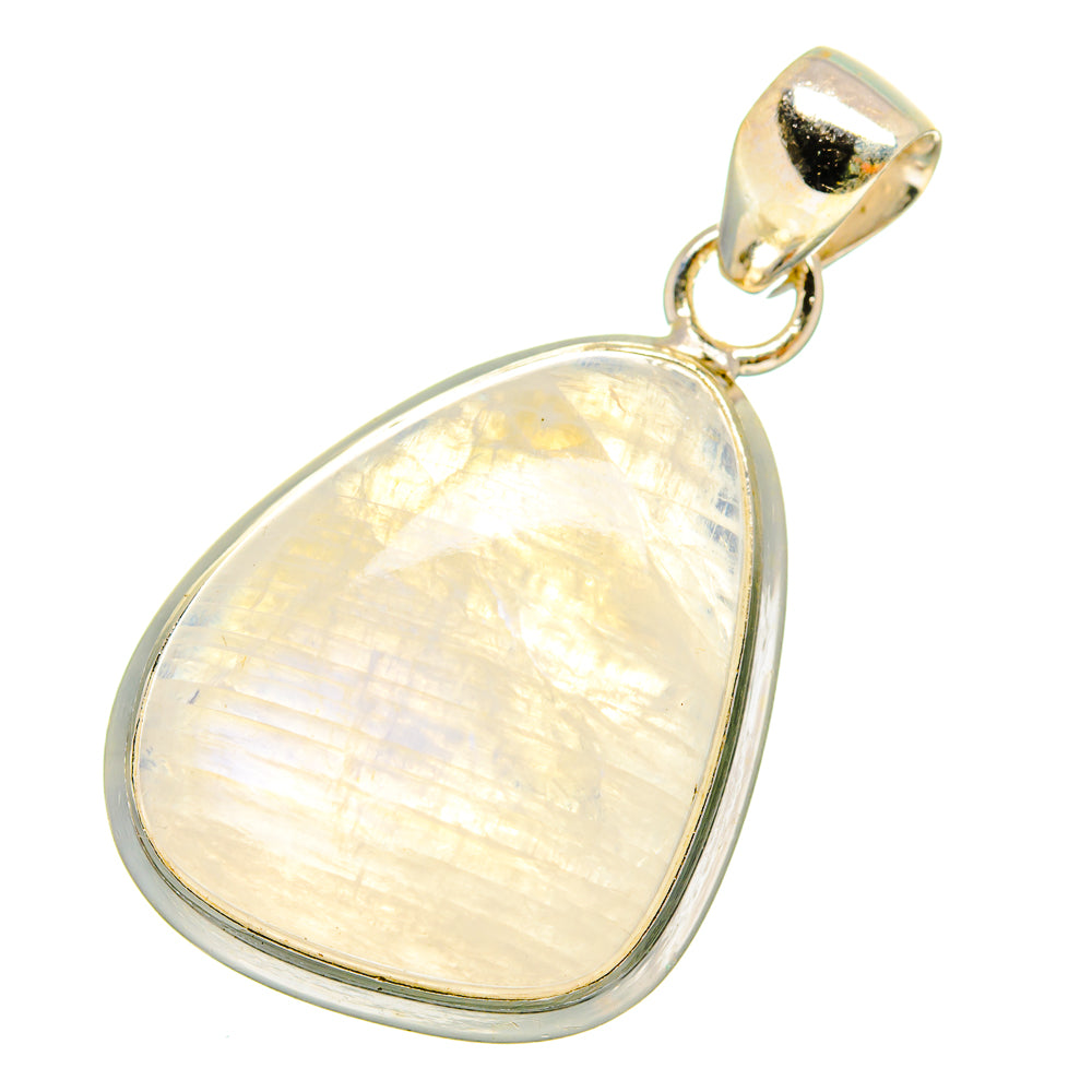 Rainbow Moonstone Pendants handcrafted by Ana Silver Co - PD14365