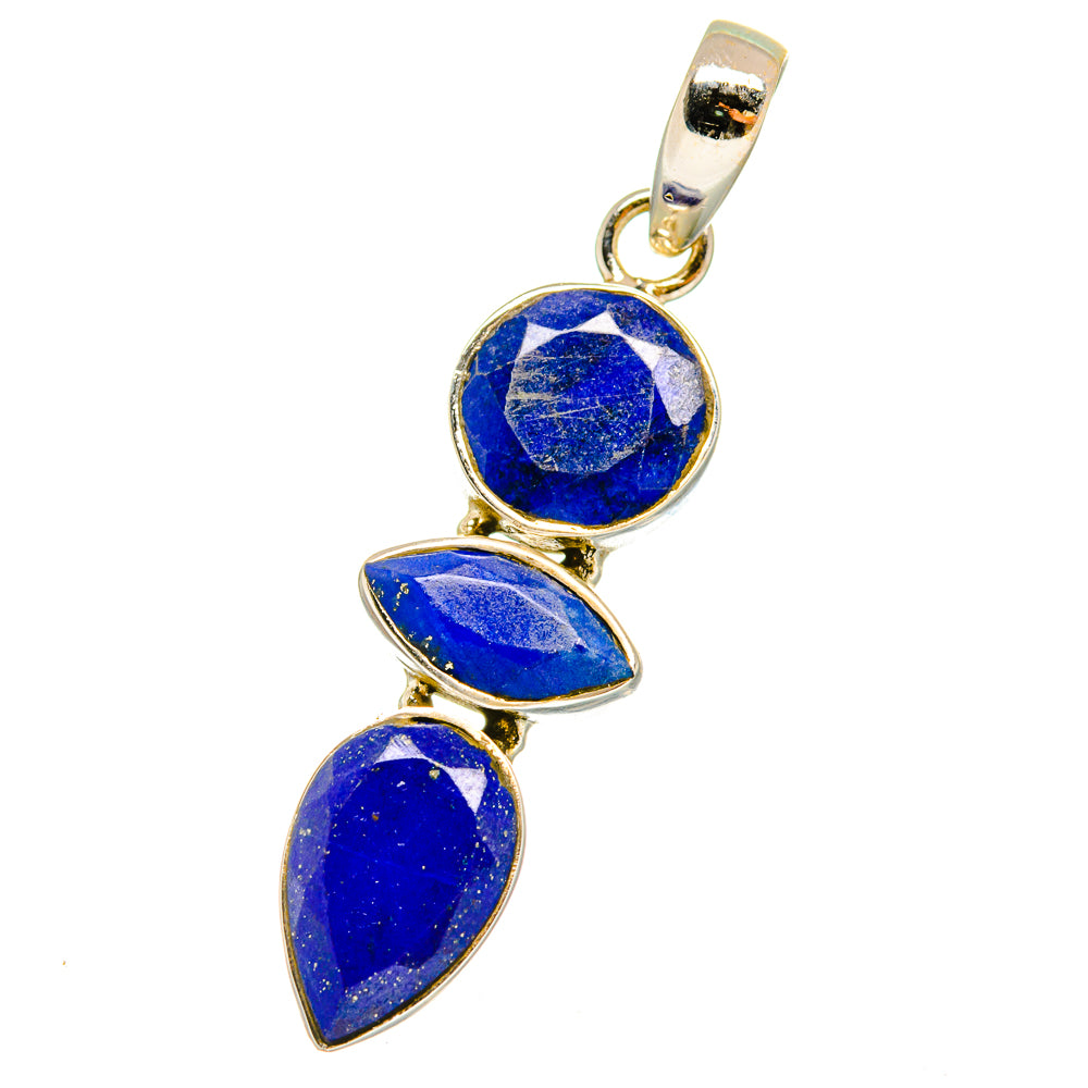 Lapis Lazuli Pendants handcrafted by Ana Silver Co - PD14382