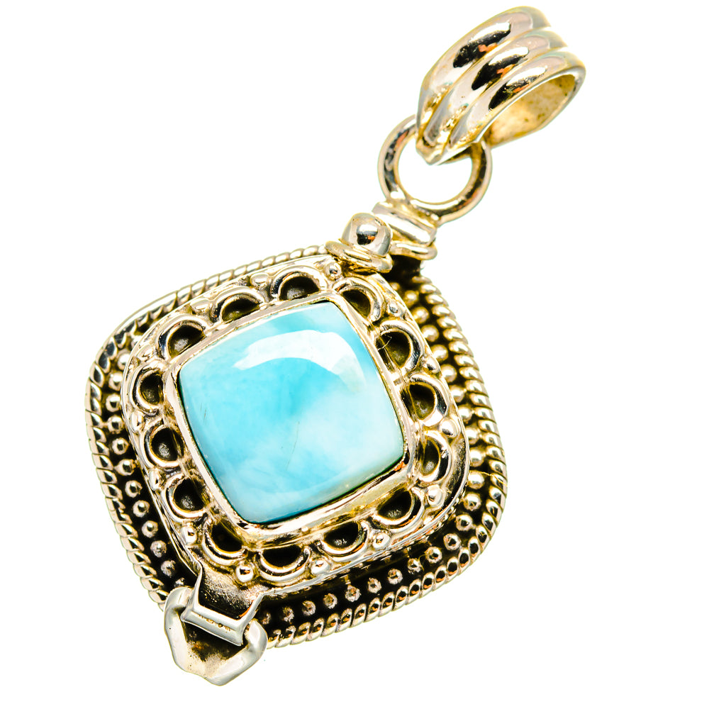 Larimar Pendants handcrafted by Ana Silver Co - PD14396