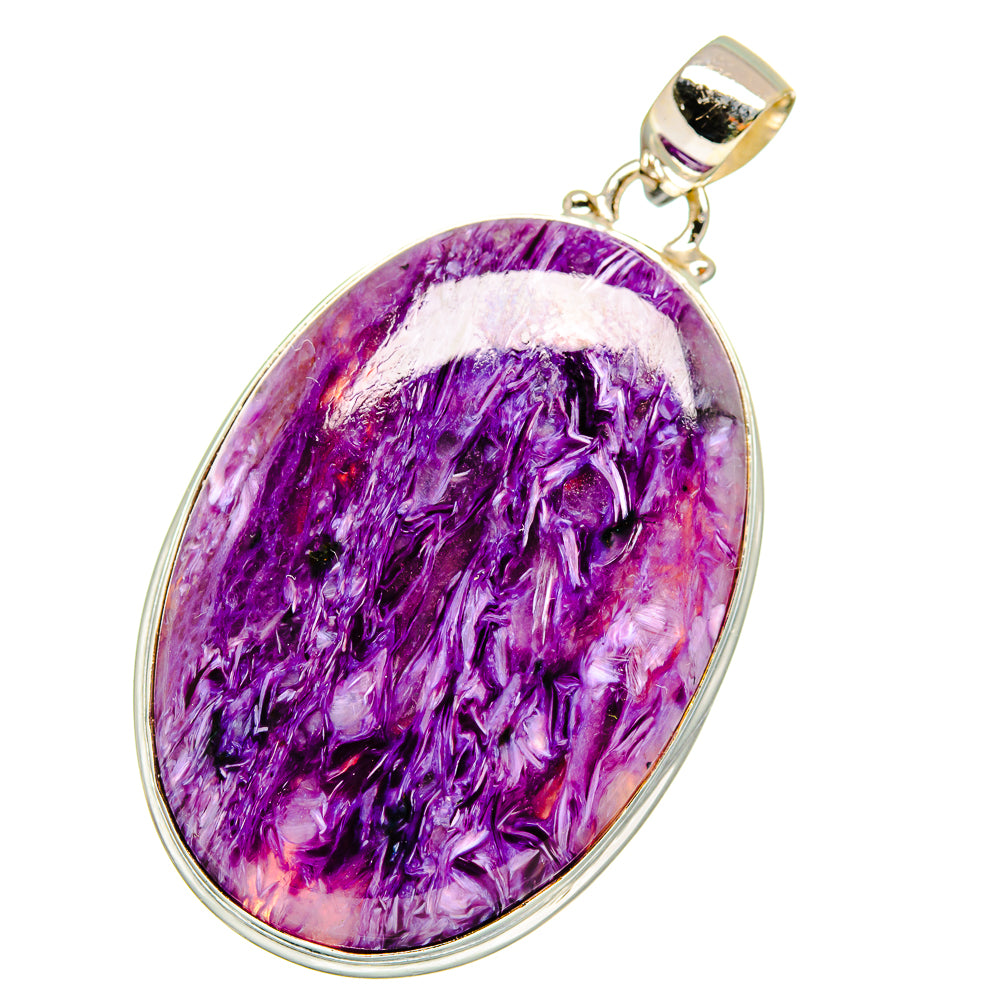 Charoite Pendants handcrafted by Ana Silver Co - PD14409