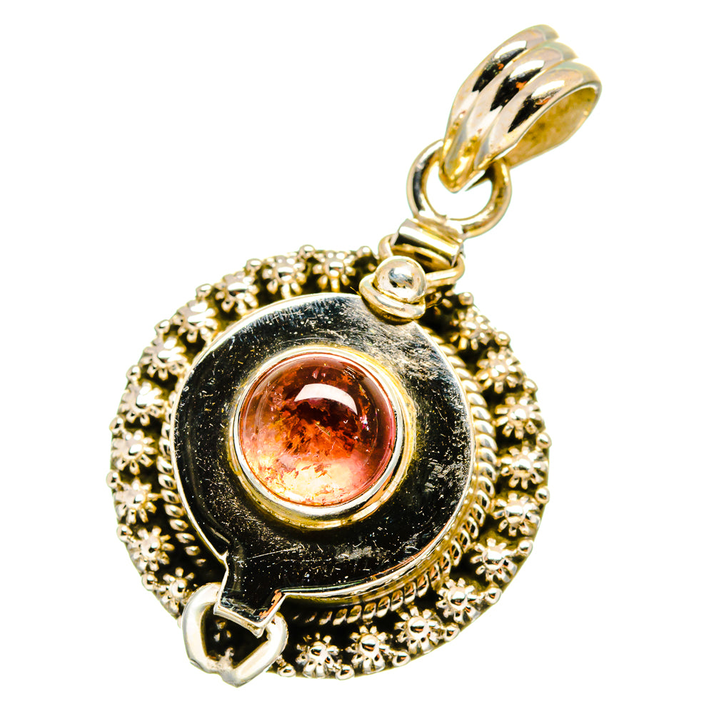 Pink Tourmaline Pendants handcrafted by Ana Silver Co - PD14503