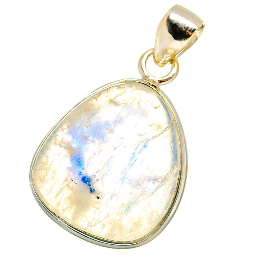 Rainbow Moonstone Pendants handcrafted by Ana Silver Co - PD14509