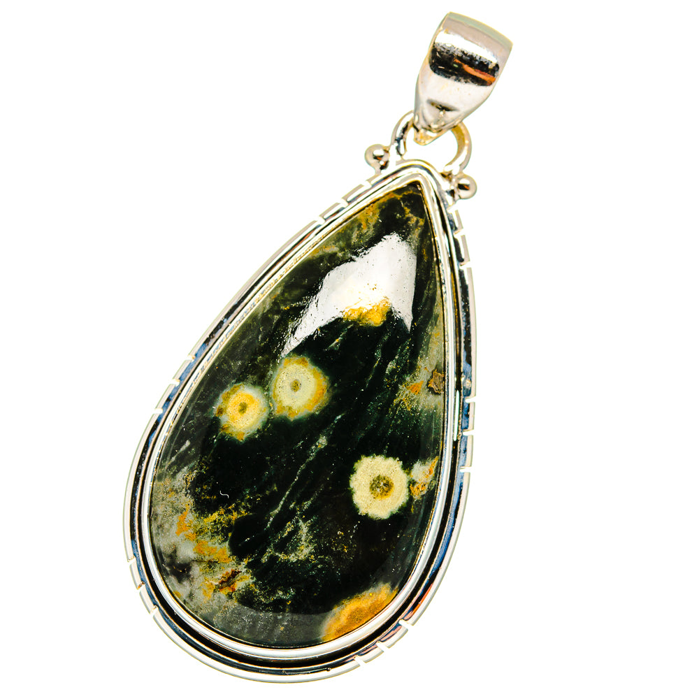 Ocean Jasper Pendants handcrafted by Ana Silver Co - PD14513