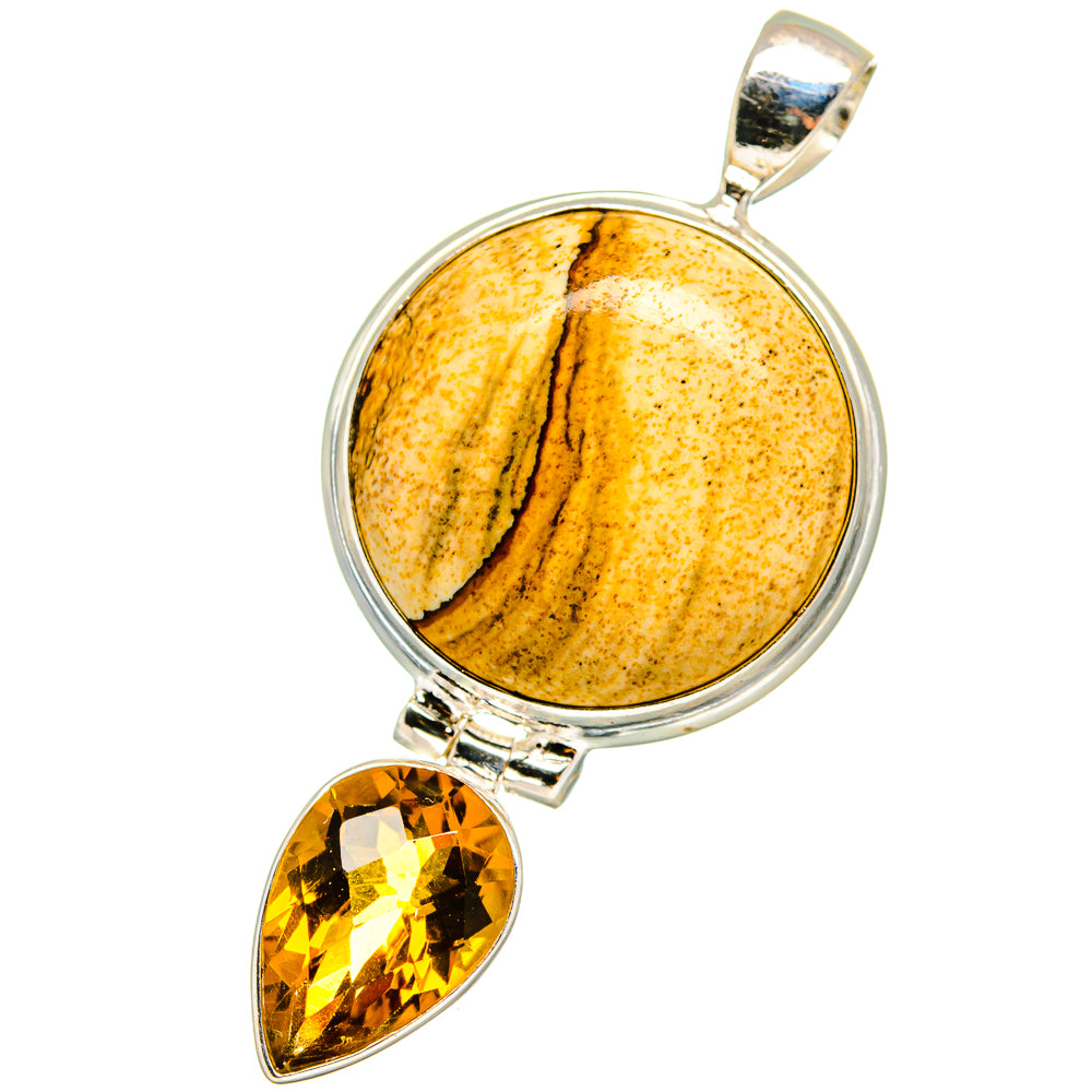 Picture Jasper Pendants handcrafted by Ana Silver Co - PD14557