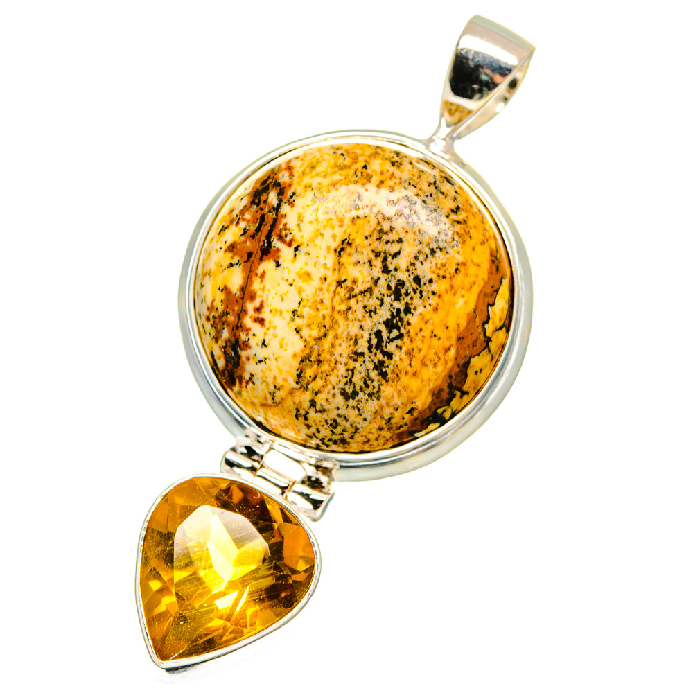 Picture Jasper Pendants handcrafted by Ana Silver Co - PD14562
