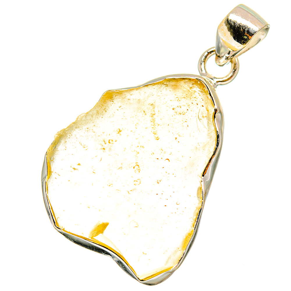 Libyan Desert Glass Pendants handcrafted by Ana Silver Co - PD14583