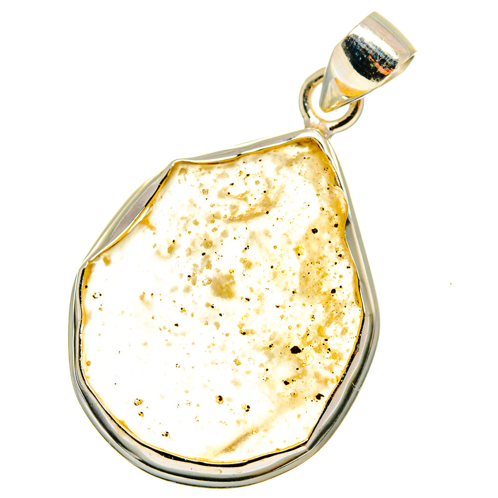 Libyan Desert Glass Pendants handcrafted by Ana Silver Co - PD14595