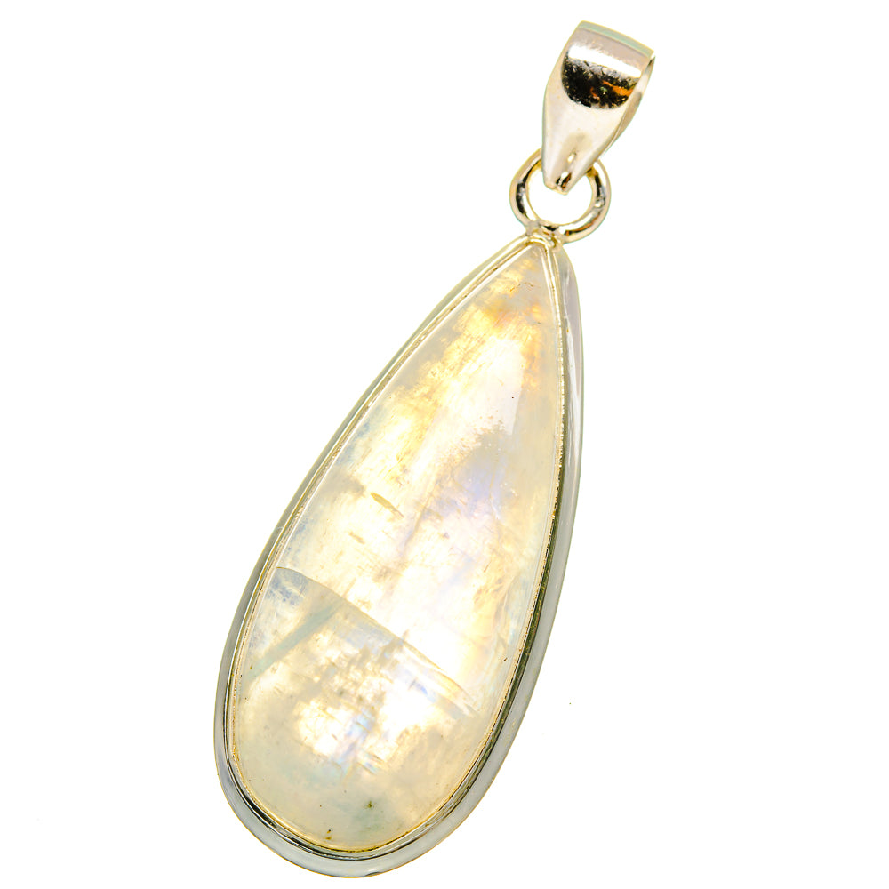 Rainbow Moonstone Pendants handcrafted by Ana Silver Co - PD14604