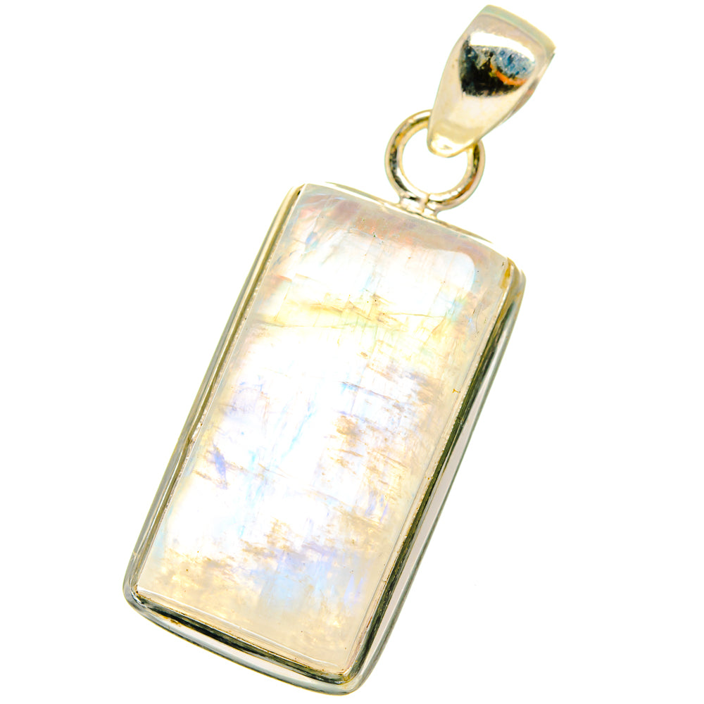 Rainbow Moonstone Pendants handcrafted by Ana Silver Co - PD14610