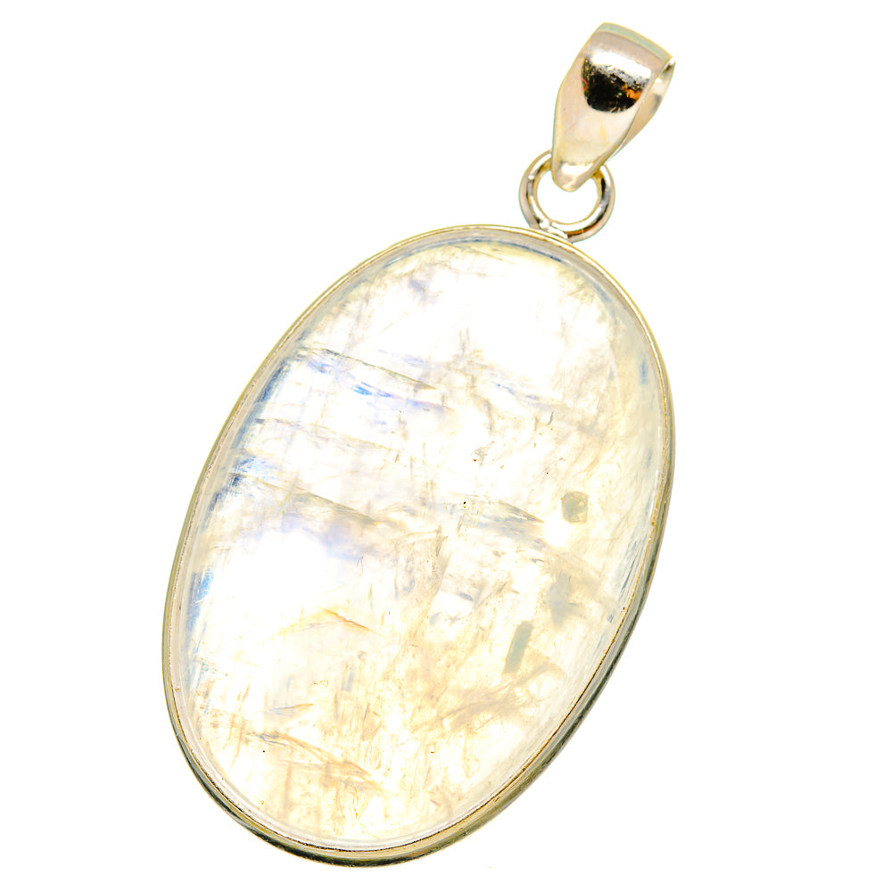 Rainbow Moonstone Pendants handcrafted by Ana Silver Co - PD14621