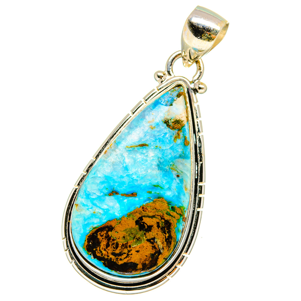 Peruvian Opal Pendants handcrafted by Ana Silver Co - PD14650