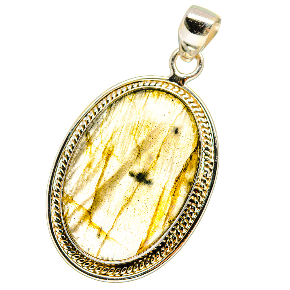 Labradorite Pendants handcrafted by Ana Silver Co - PD14669 - Photo 2