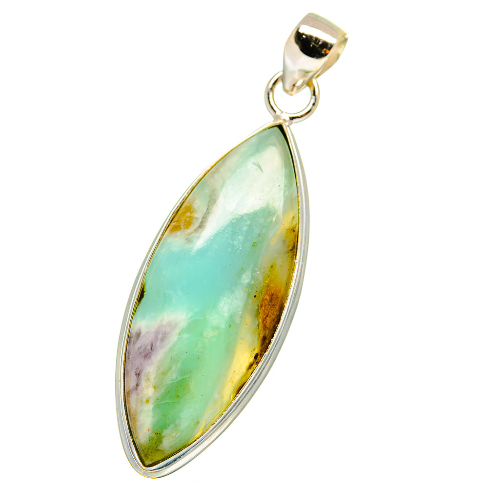 Peruvian Opal Pendants handcrafted by Ana Silver Co - PD14705