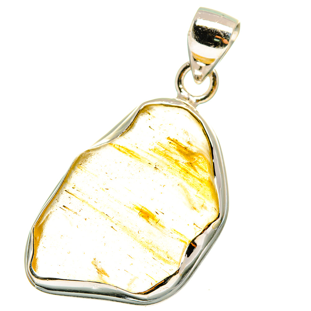 Libyan Desert Glass Pendants handcrafted by Ana Silver Co - PD14716