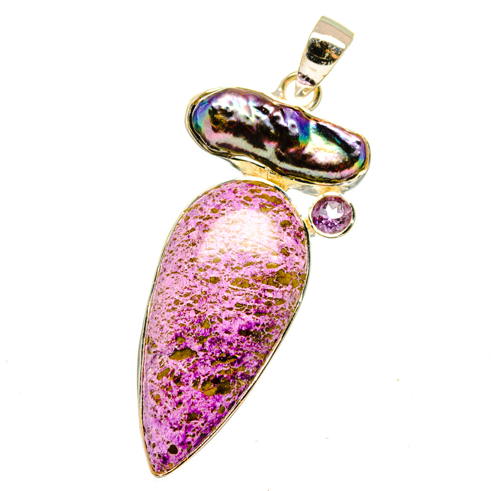 Stichtite Pendants handcrafted by Ana Silver Co - PD14780