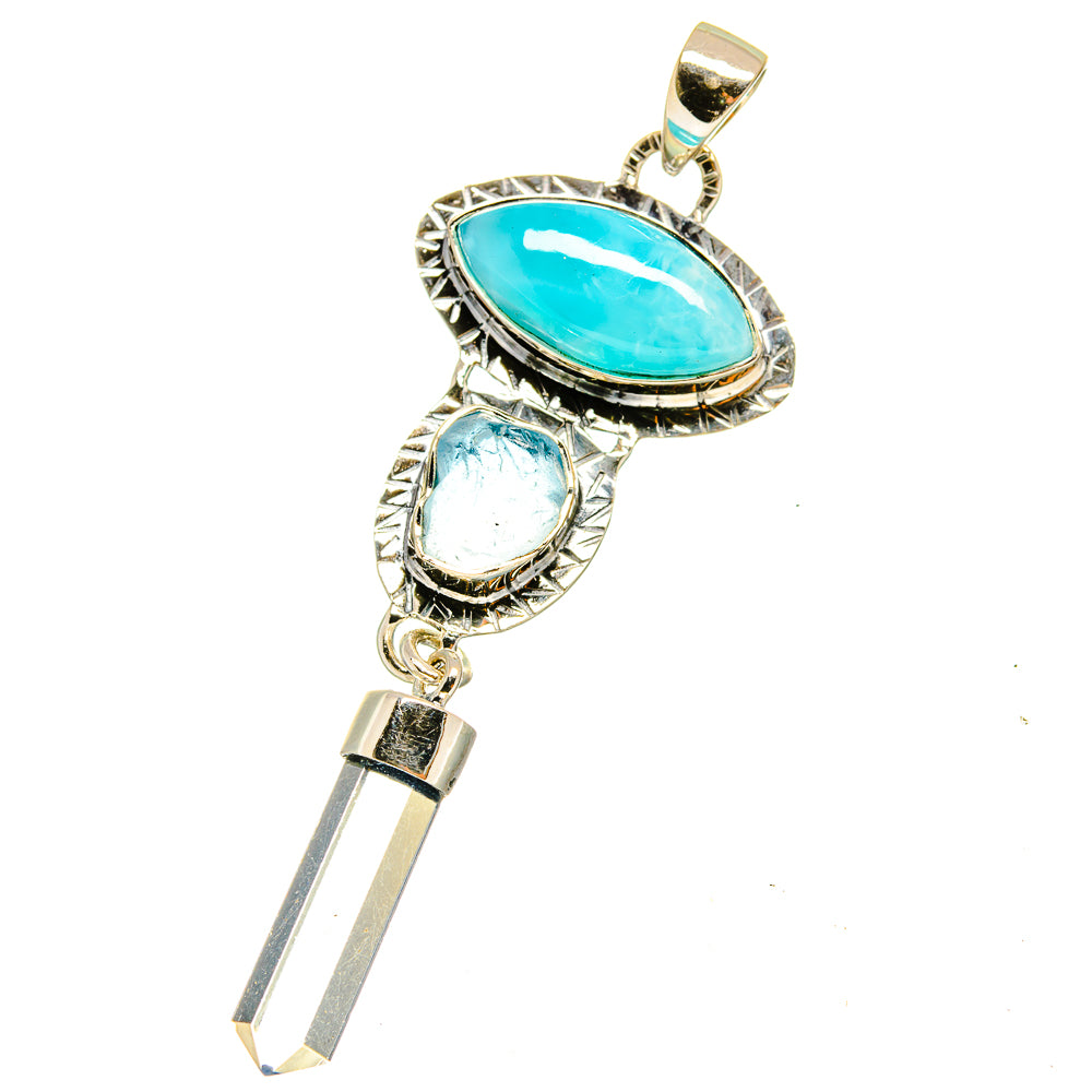 Larimar Pendants handcrafted by Ana Silver Co - PD14789