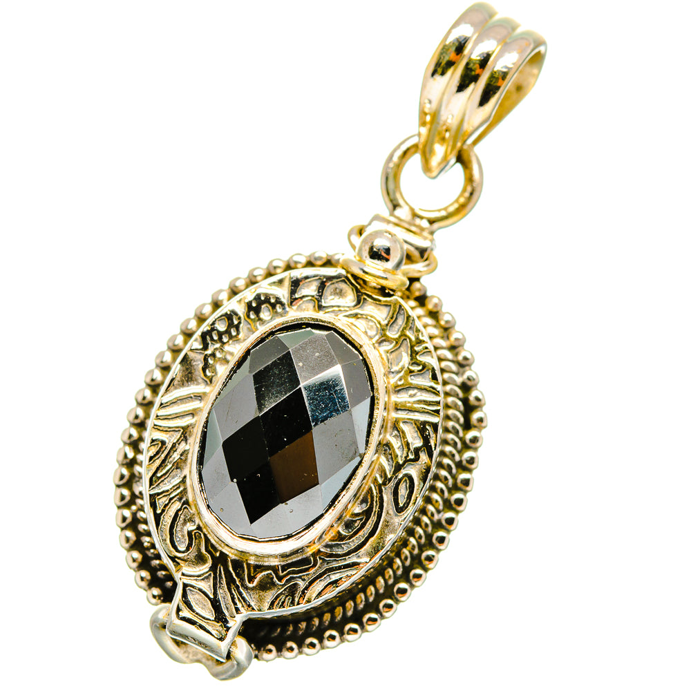 Hematite Pendants handcrafted by Ana Silver Co - PD14815