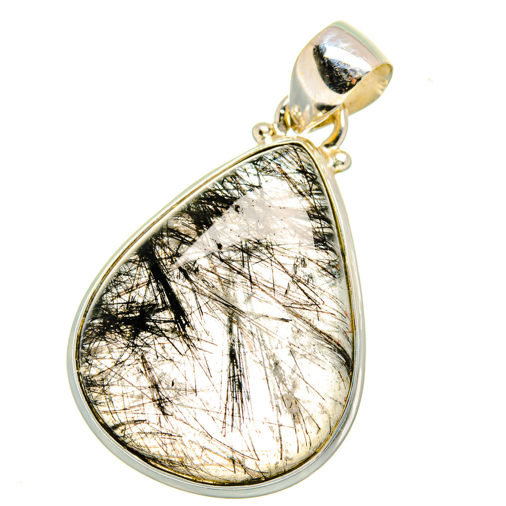 Tourmalinated Quartz Pendants handcrafted by Ana Silver Co - PD14880