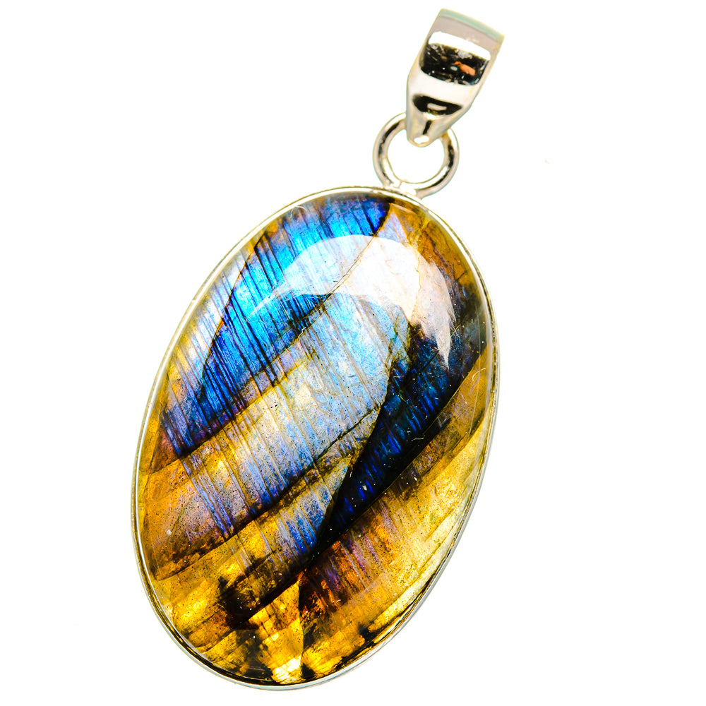 Labradorite Pendants handcrafted by Ana Silver Co - PD14889