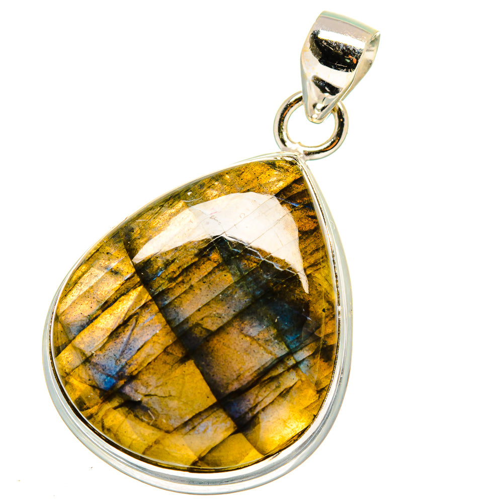 Labradorite Pendants handcrafted by Ana Silver Co - PD14891 - Photo 2