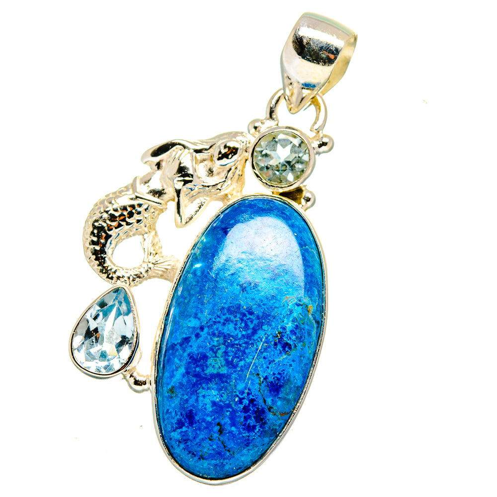 Shattuckite Pendants handcrafted by Ana Silver Co - PD14906
