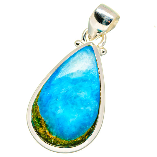 Chrysocolla Pendants handcrafted by Ana Silver Co - PD14908