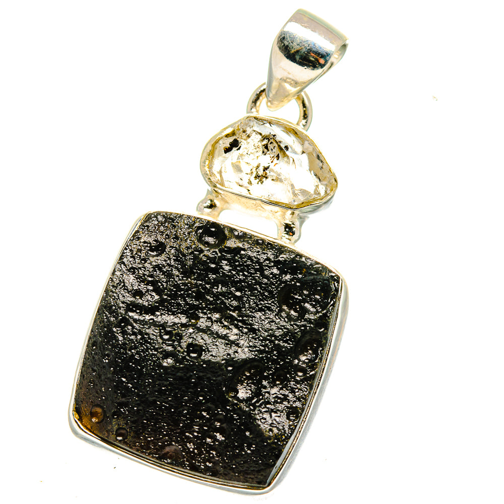Tektite Pendants handcrafted by Ana Silver Co - PD14925