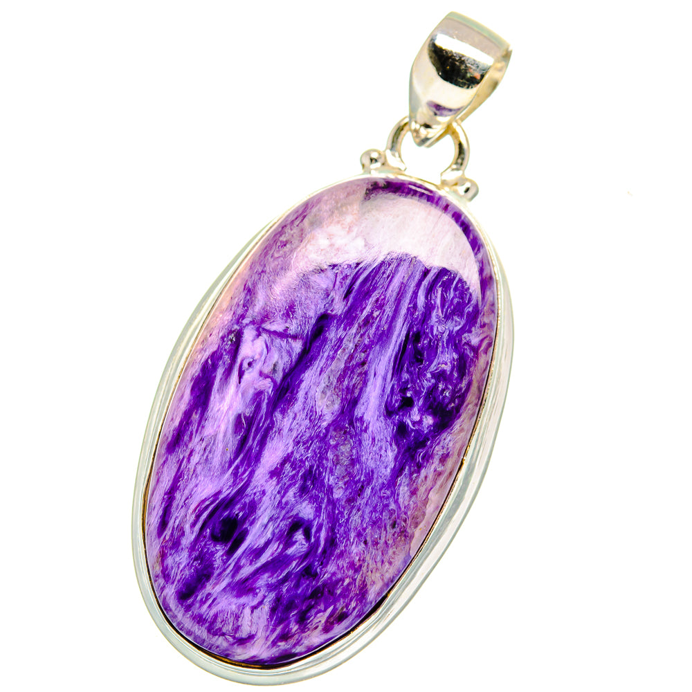 Charoite Pendants handcrafted by Ana Silver Co - PD14945