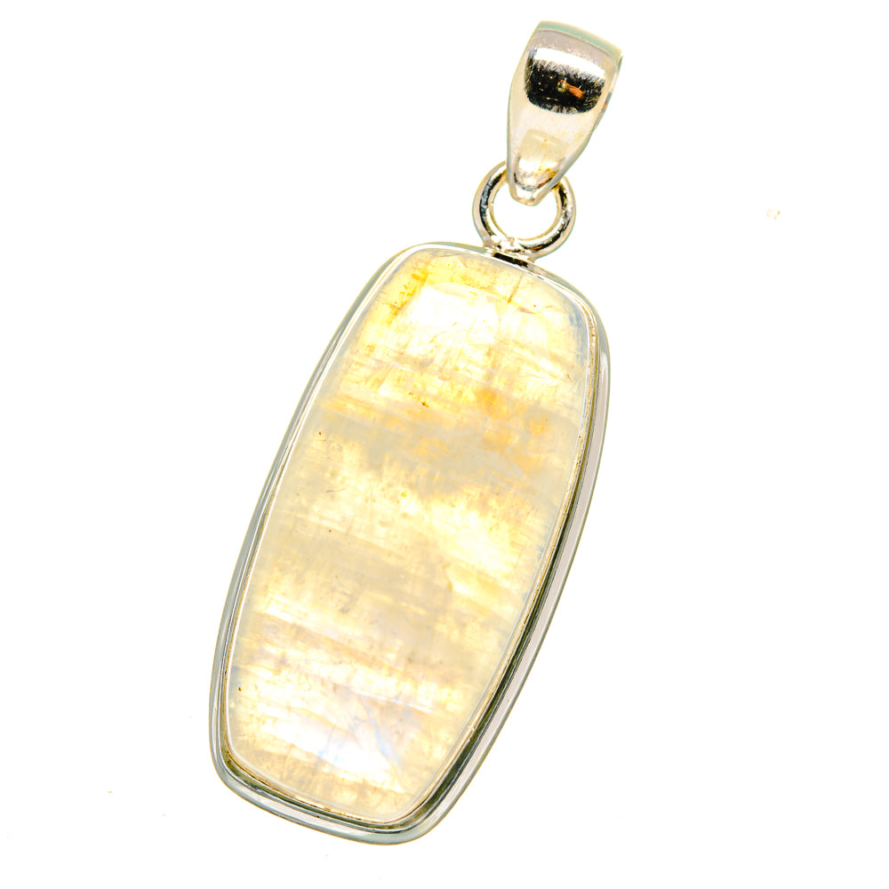 Rainbow Moonstone Pendants handcrafted by Ana Silver Co - PD14966