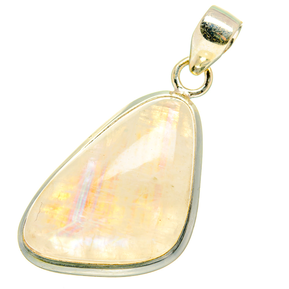 Rainbow Moonstone Pendants handcrafted by Ana Silver Co - PD14975