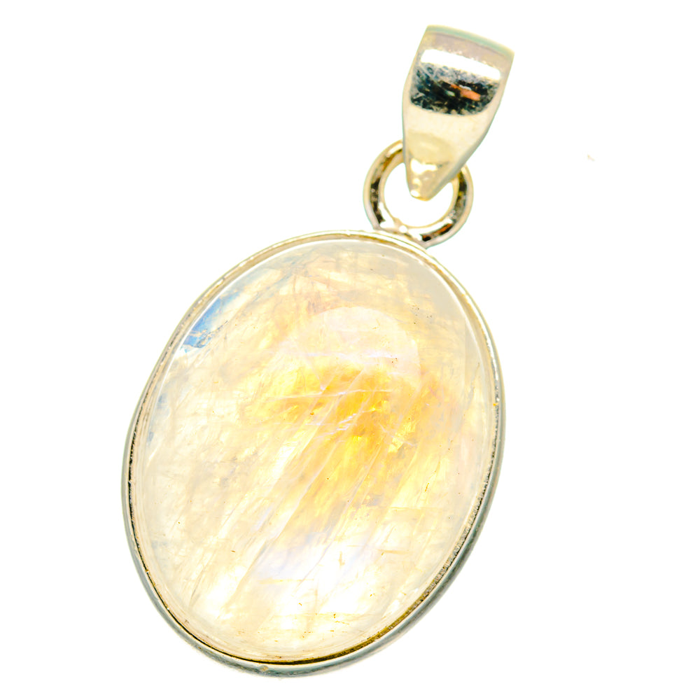 Rainbow Moonstone Pendants handcrafted by Ana Silver Co - PD14976