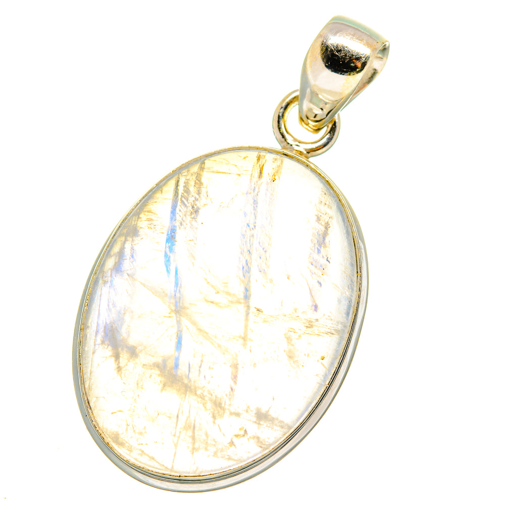 Rainbow Moonstone Pendants handcrafted by Ana Silver Co - PD14994