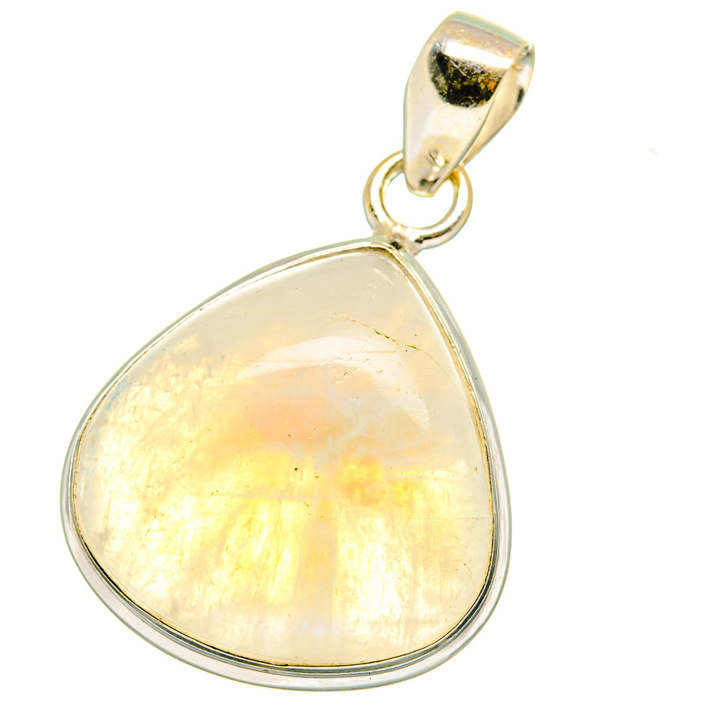 Rainbow Moonstone Pendants handcrafted by Ana Silver Co - PD15004