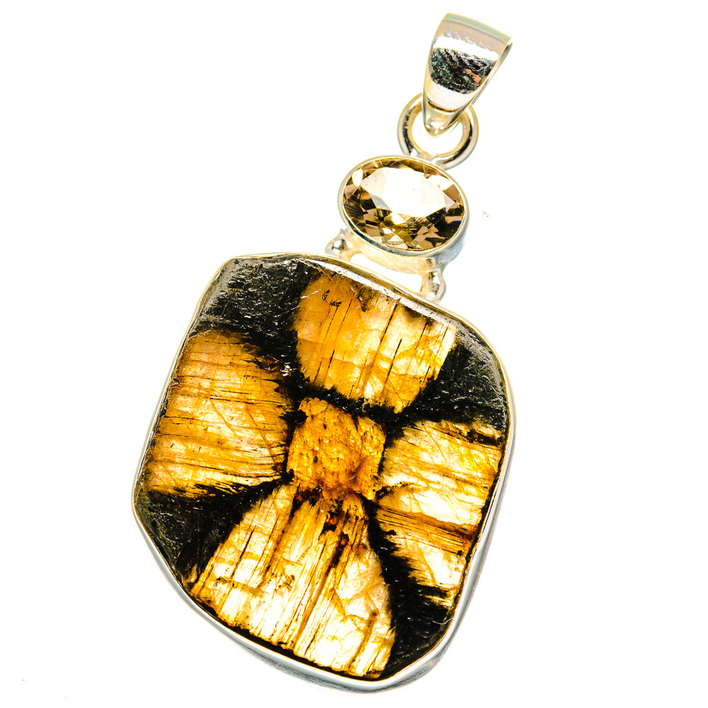 Chiastolite Pendants handcrafted by Ana Silver Co - PD15055