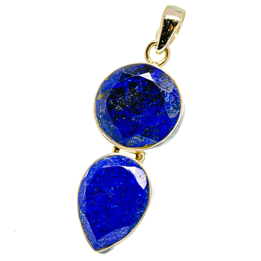 Lapis Lazuli Pendants handcrafted by Ana Silver Co - PD15107