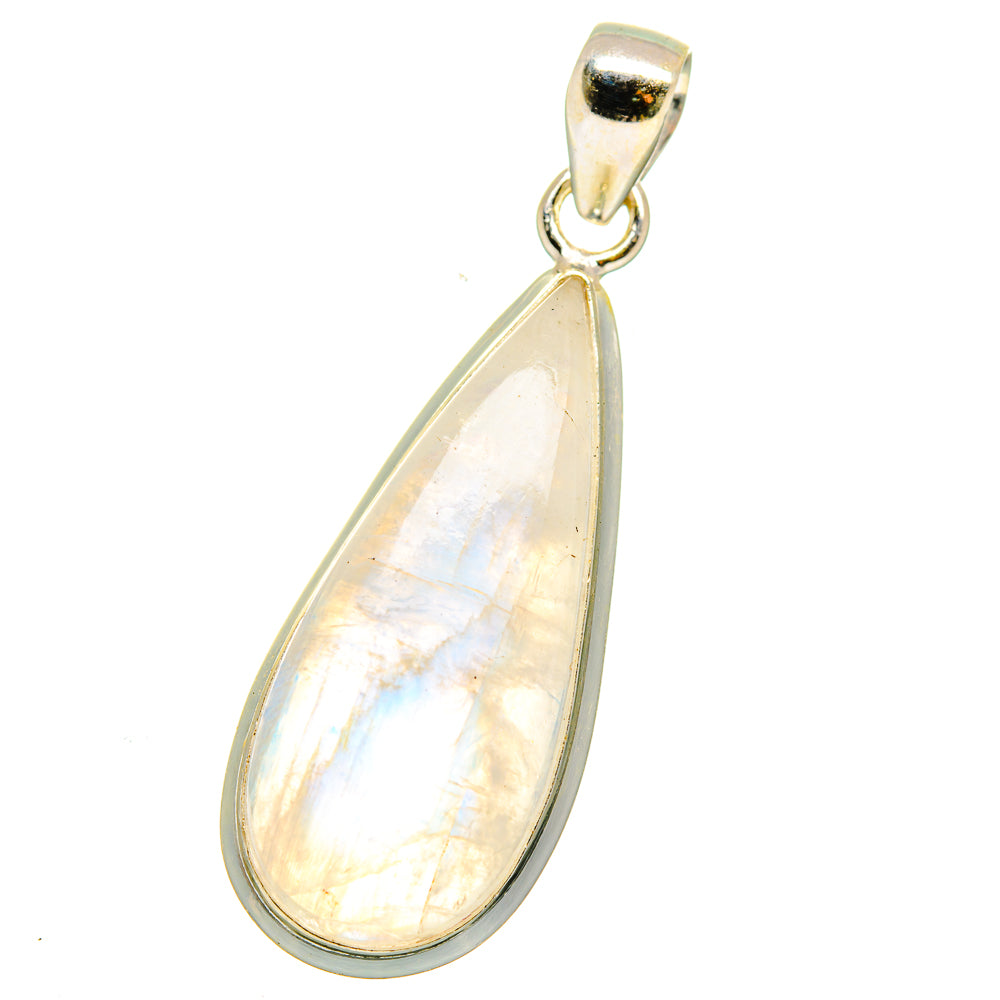 Rainbow Moonstone Pendants handcrafted by Ana Silver Co - PD15119