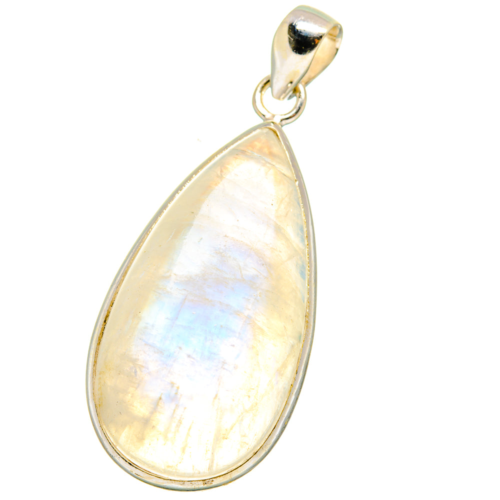 Rainbow Moonstone Pendants handcrafted by Ana Silver Co - PD15125