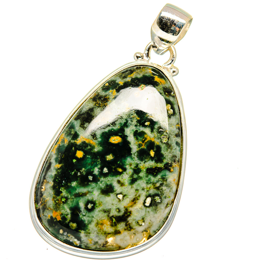 Ocean Jasper Pendants handcrafted by Ana Silver Co - PD15147