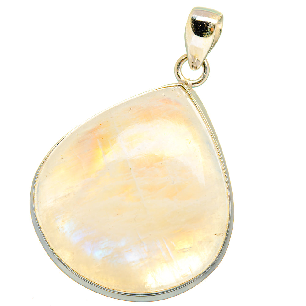 Rainbow Moonstone Pendants handcrafted by Ana Silver Co - PD15156