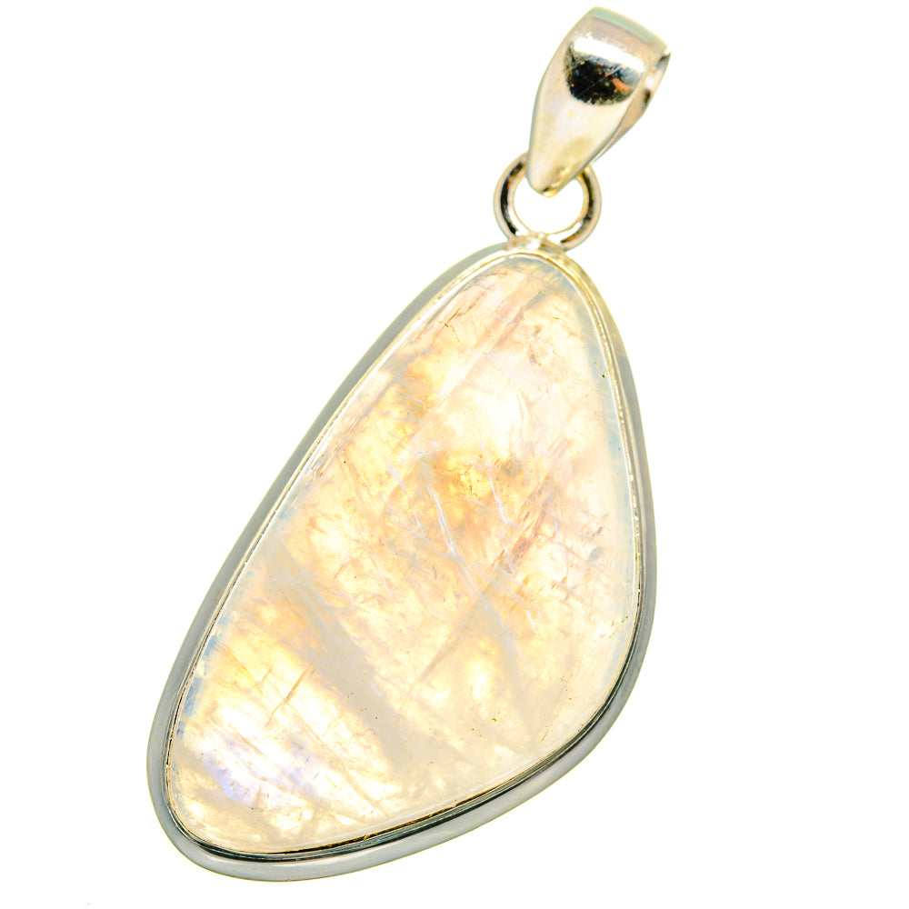 Rainbow Moonstone Pendants handcrafted by Ana Silver Co - PD15159 - Photo 2