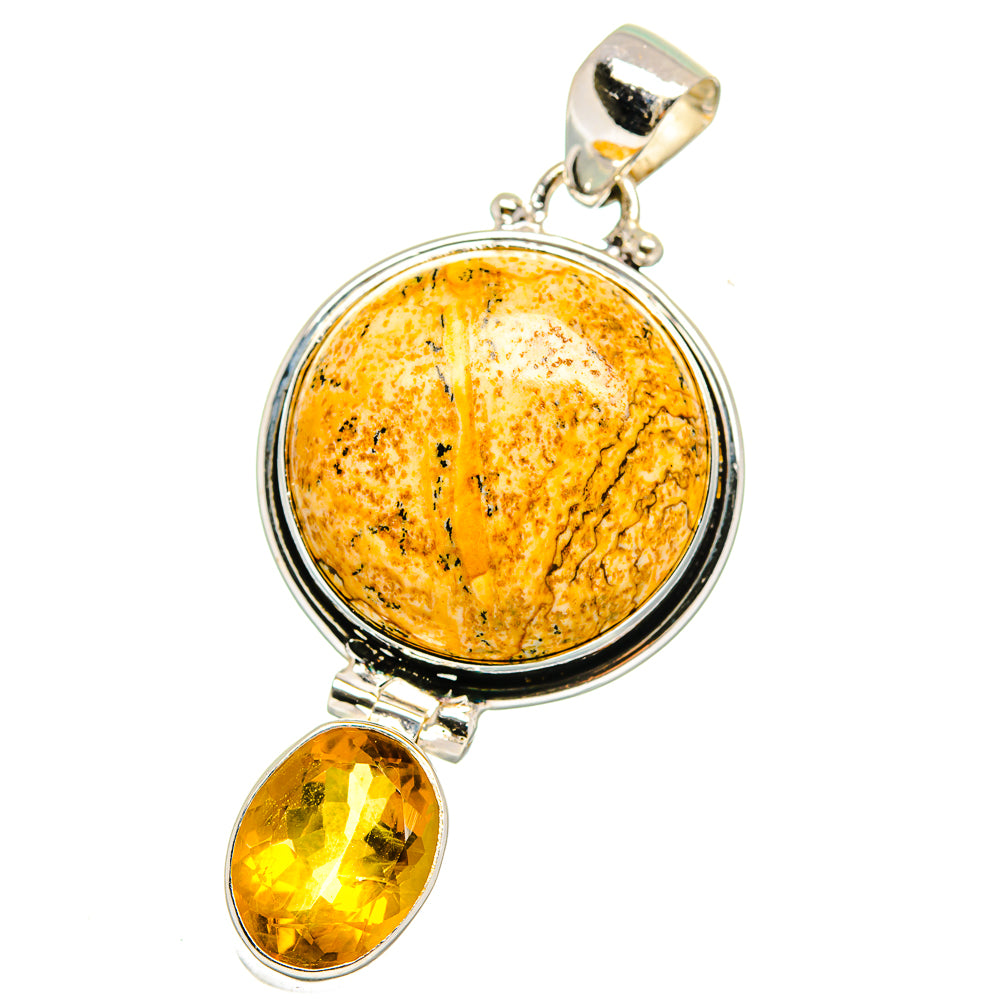 Picture Jasper Pendants handcrafted by Ana Silver Co - PD15184 - Photo 2