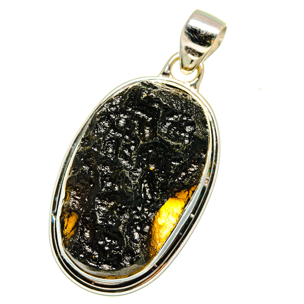 Tektite Pendants handcrafted by Ana Silver Co - PD15195 - Photo 2