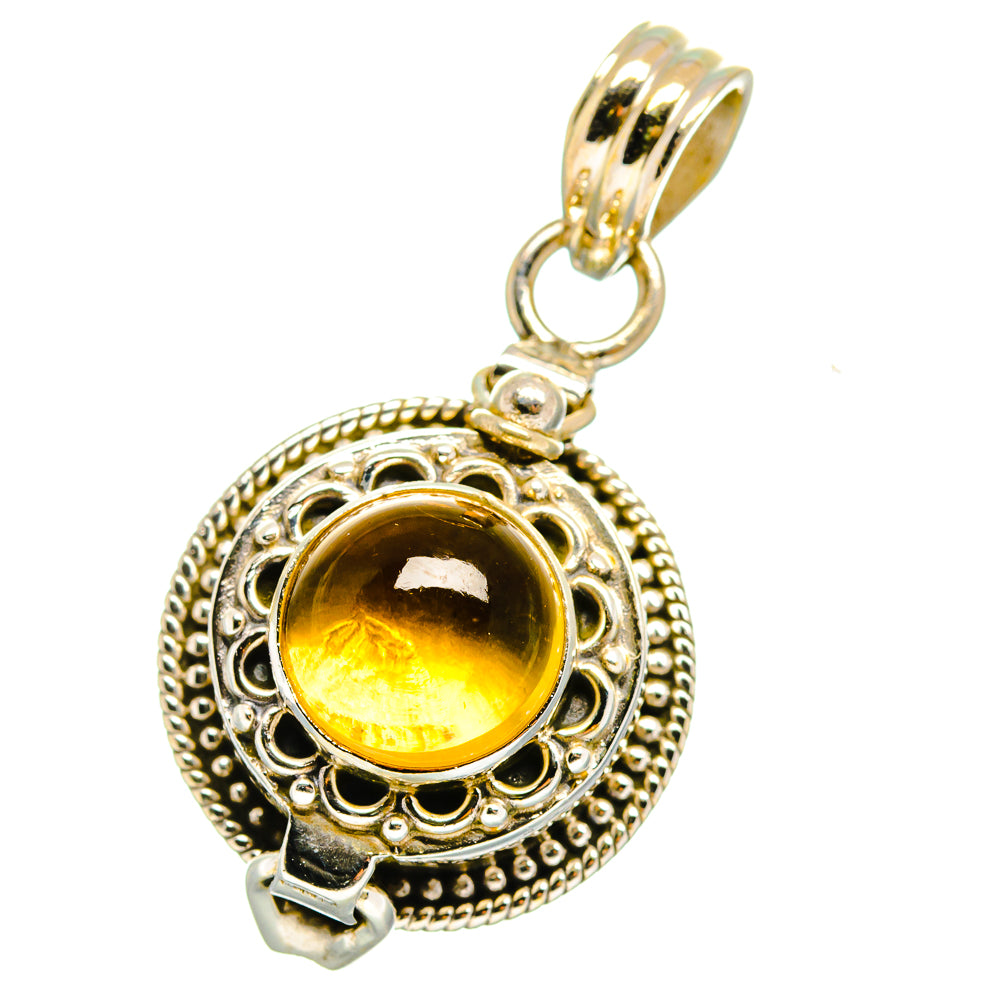 Citrine Pendants handcrafted by Ana Silver Co - PD15221