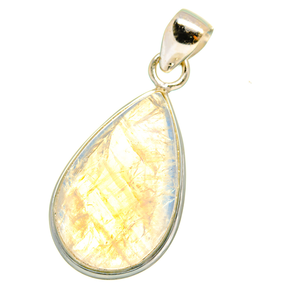 Rainbow Moonstone Pendants handcrafted by Ana Silver Co - PD15234