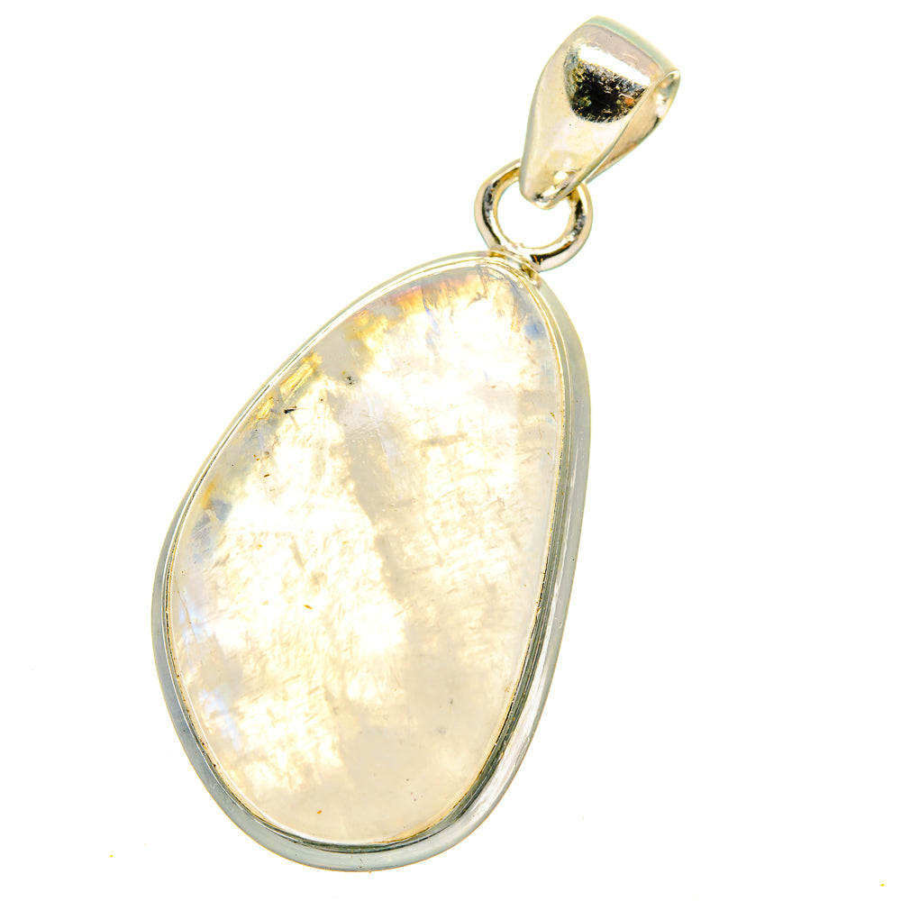Rainbow Moonstone Pendants handcrafted by Ana Silver Co - PD15235