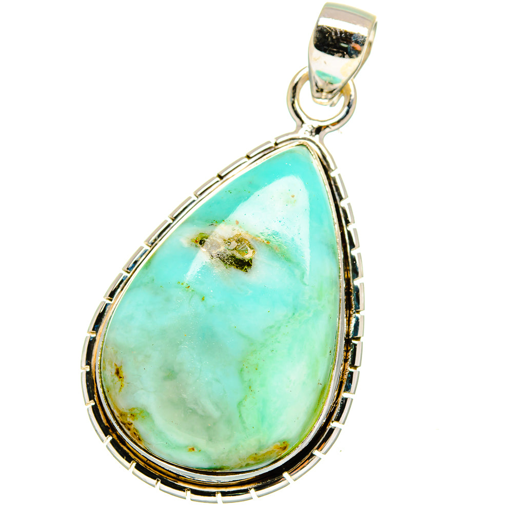 Peruvian Opal Pendants handcrafted by Ana Silver Co - PD15290