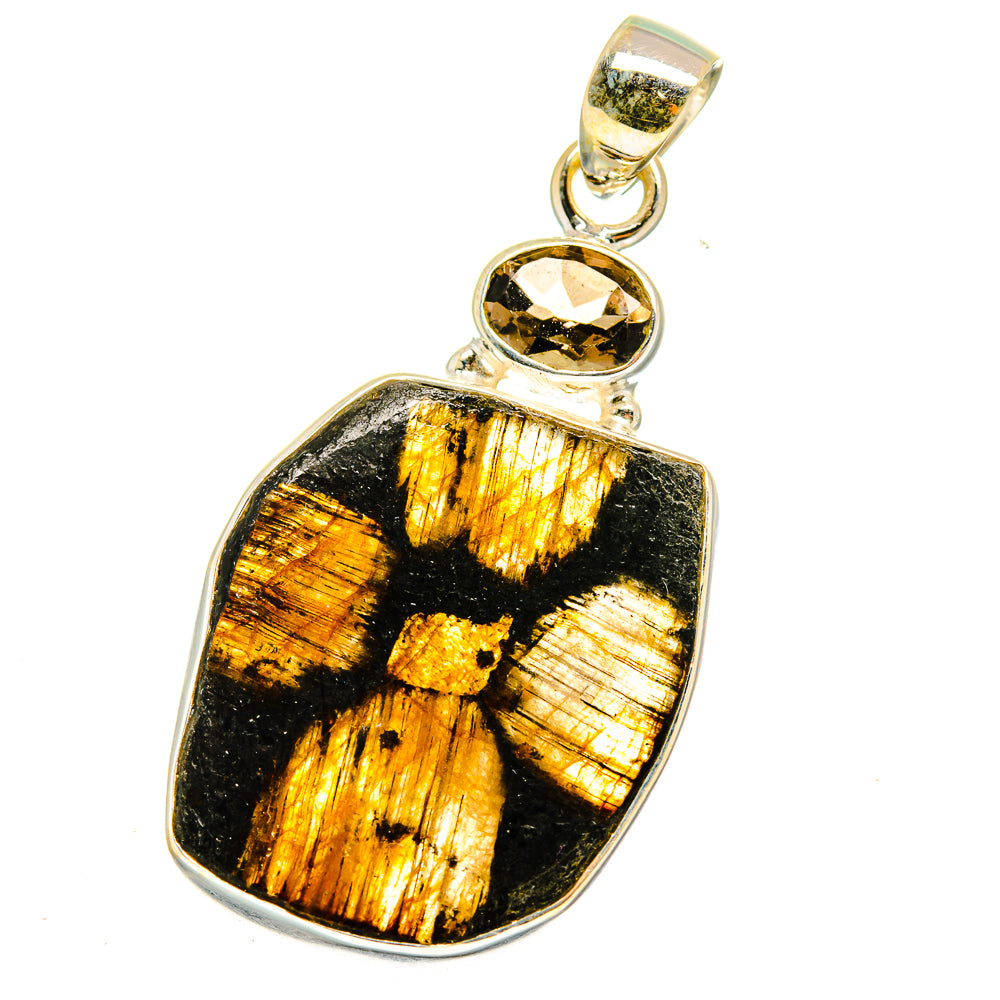 Chiastolite Pendants handcrafted by Ana Silver Co - PD15301